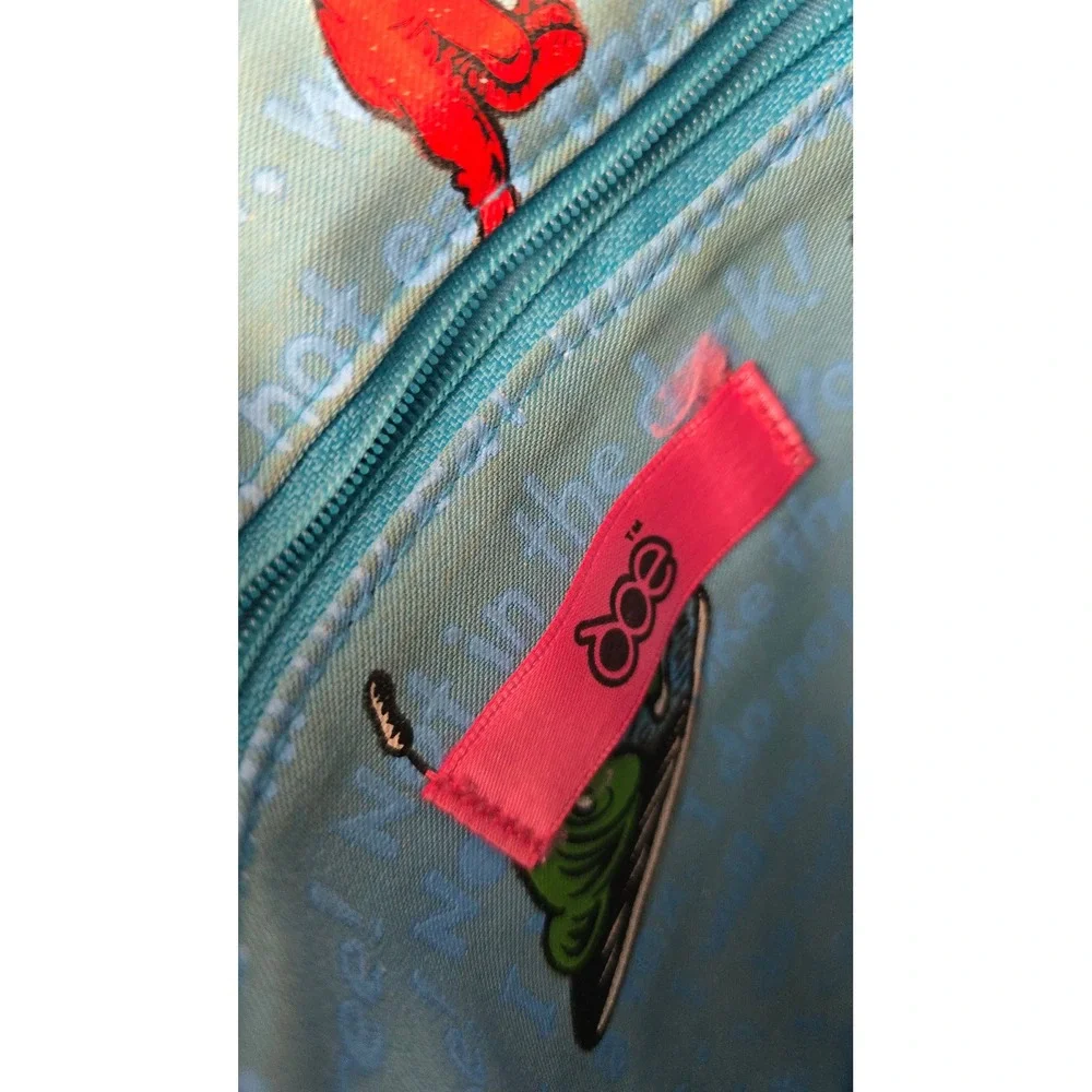 Dr Seuss Green Eggs and Ham Doe Sam I Am Blue Black Crossbody Messenger Handbag